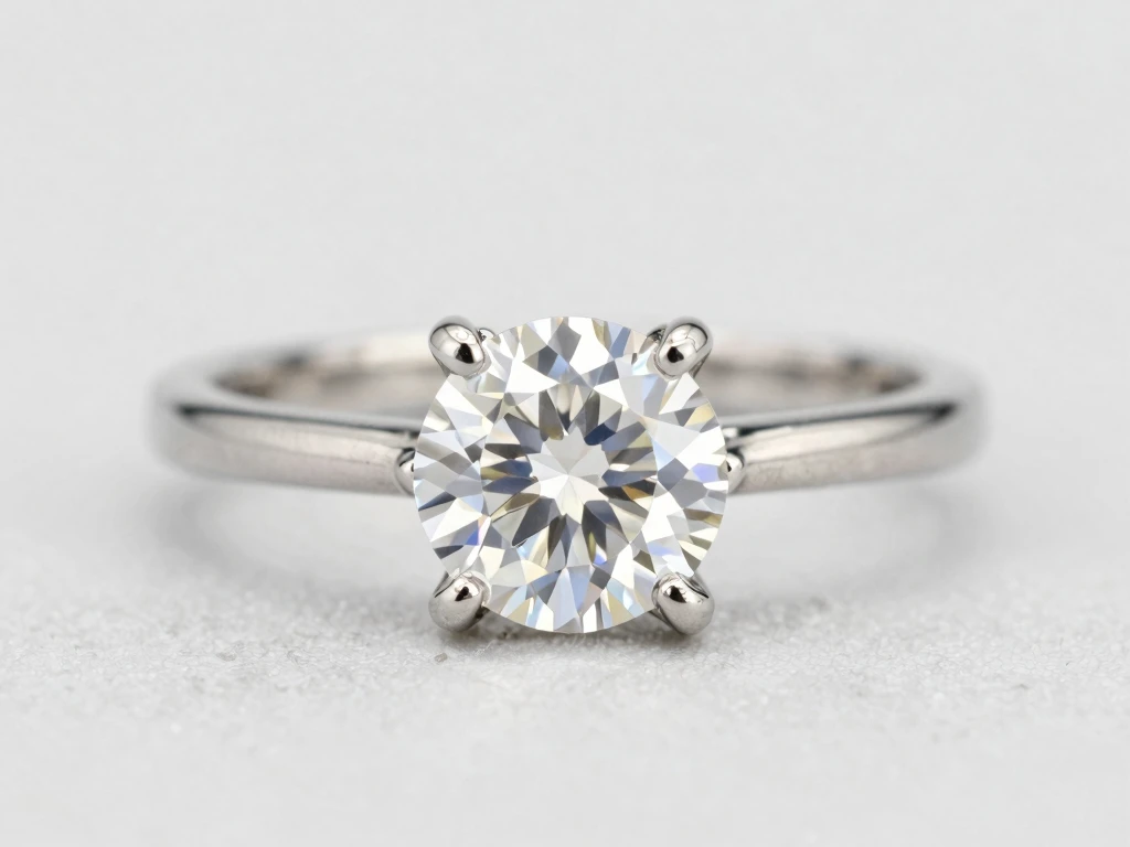 Platinum diamond ring